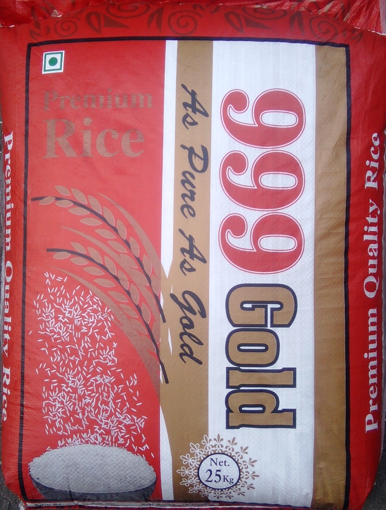 999 Gold Steam sona rice 1yr old 26 kg (min order 4 bag)